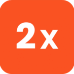 2X